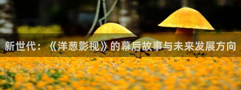 午夜看片福利：新世代：《洋葱影视》的幕后故事与未来发展方向