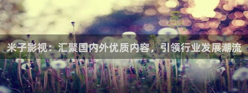 神马影院达达兔午夜：米子影视：汇聚国内外优质内容，引领行业发展潮流